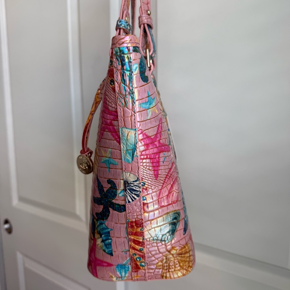 Brahmin Medium Asher Tote Starlight Ombre Seashell Melbourne Leather - Picture 5 of 8